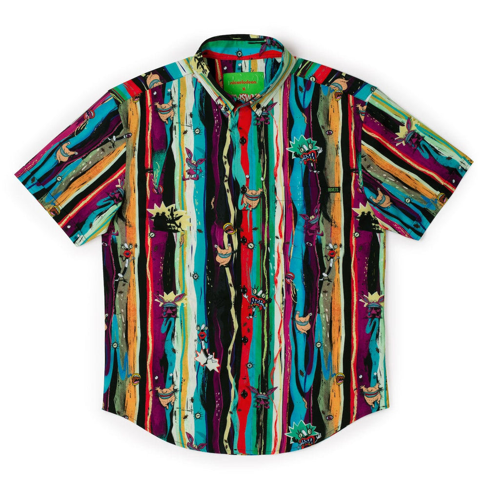 Aaahh!!! Real Monsters "Abstract Screams" – KUNUFLEX Short Sleeve Shirt - Image 4