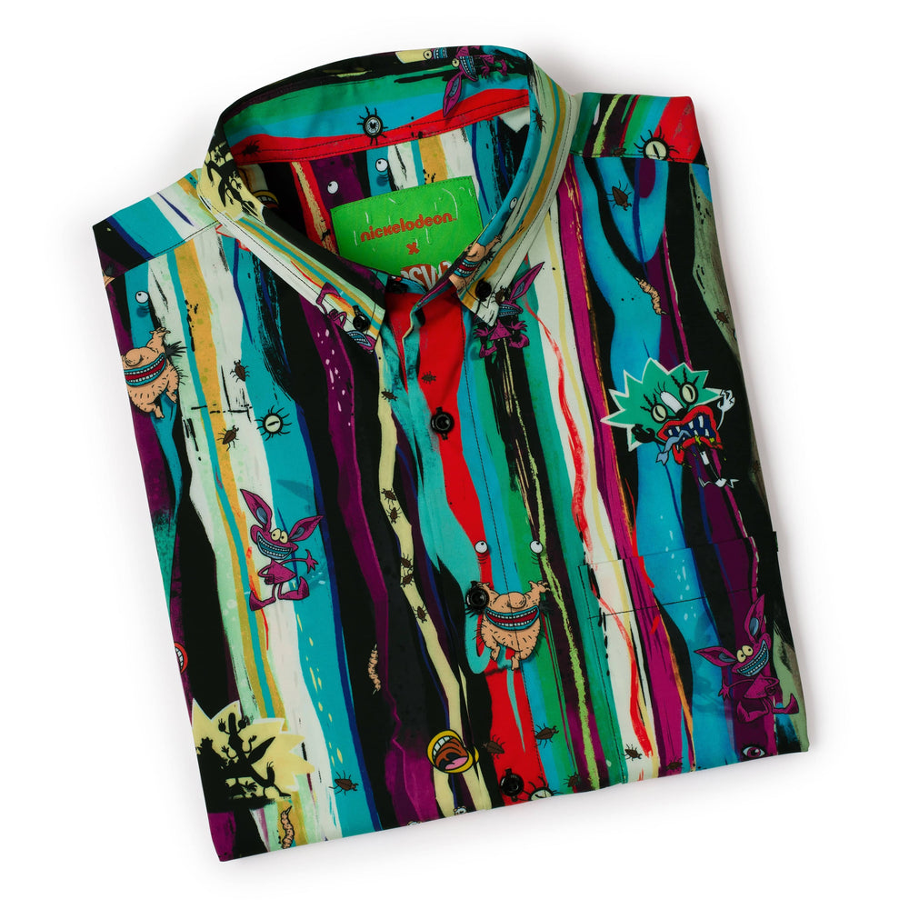 Aaahh!!! Real Monsters "Abstract Screams" – KUNUFLEX Short Sleeve Shirt - Image 8