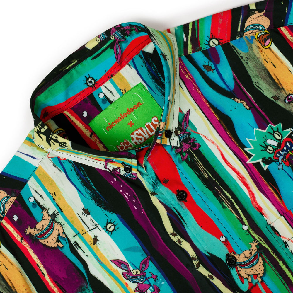 Aaahh!!! Real Monsters "Abstract Screams" – KUNUFLEX Short Sleeve Shirt - Image 5
