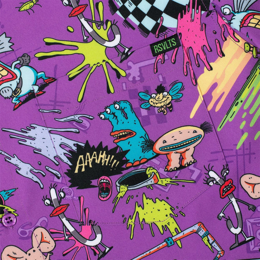 Aaahh!!! Real Monsters "Monster Academy" – KUNUFLEX Short Sleeve Shirt - Image 7
