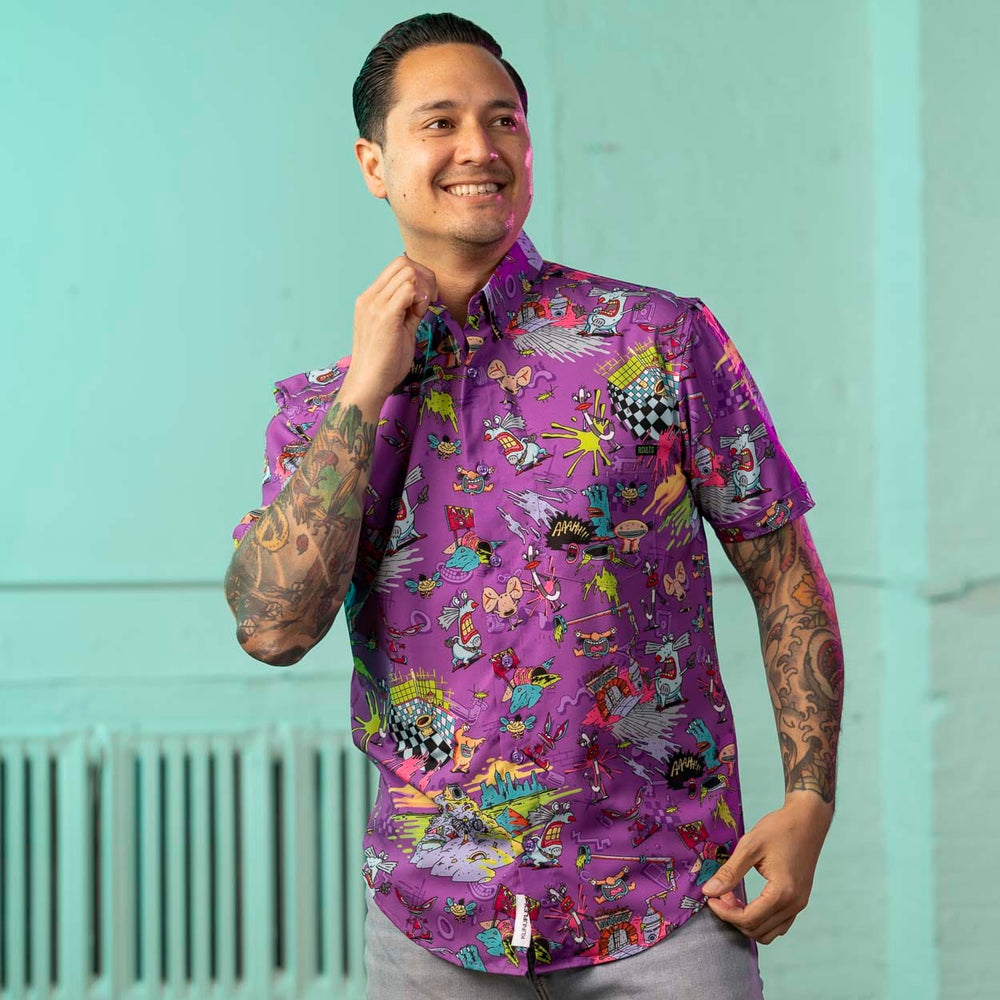 Aaahh!!! Real Monsters "Monster Academy" – KUNUFLEX Short Sleeve Shirt - Image 3