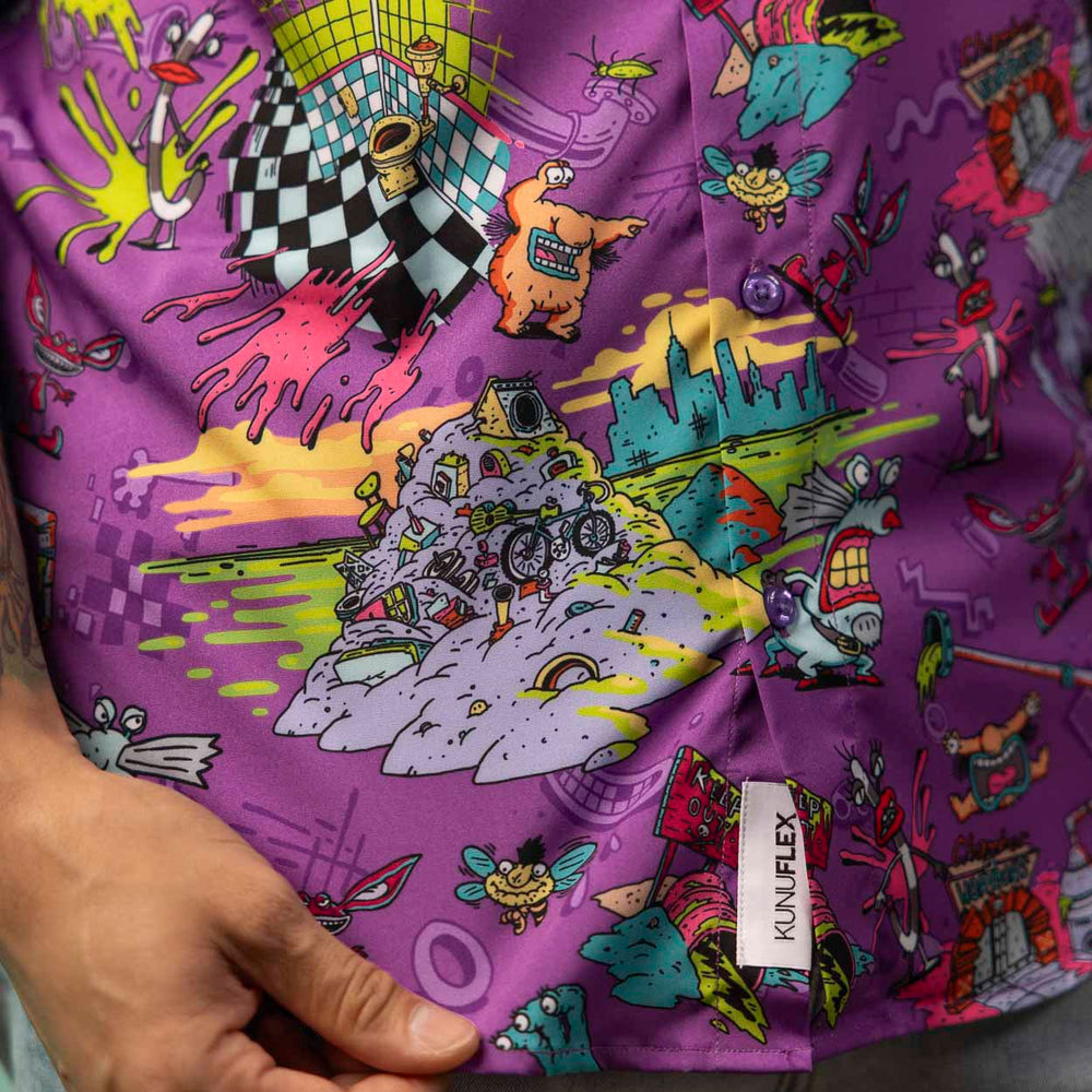 Aaahh!!! Real Monsters "Monster Academy" – KUNUFLEX Short Sleeve Shirt - Image 6