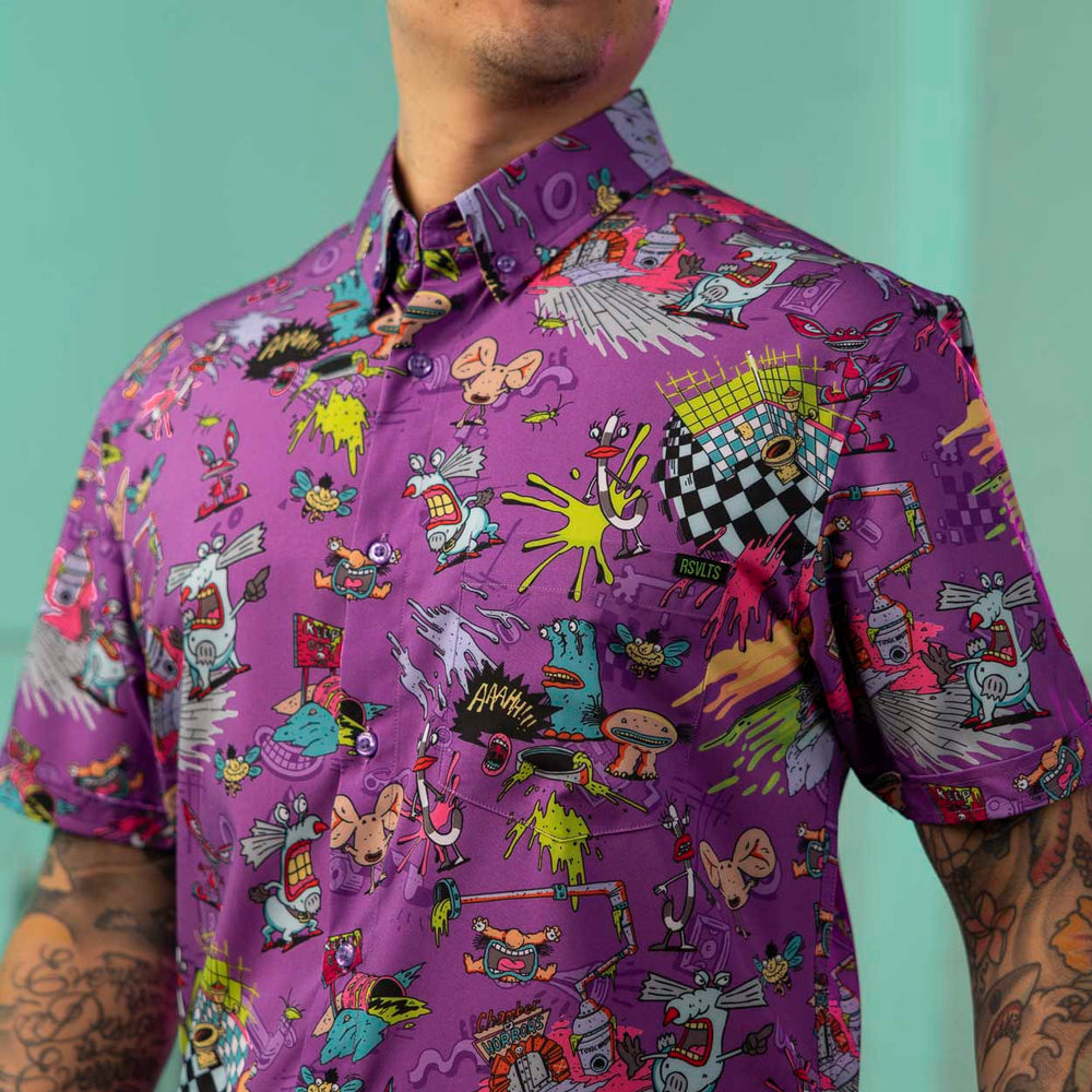 Aaahh!!! Real Monsters "Monster Academy" – KUNUFLEX Short Sleeve Shirt