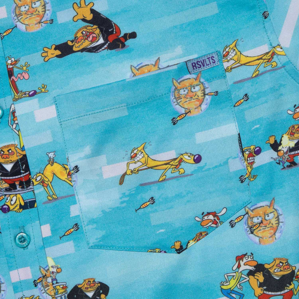 CatDog "Greaser Dogs" – KUNUFLEX Short Sleeve Shirt - Image 3