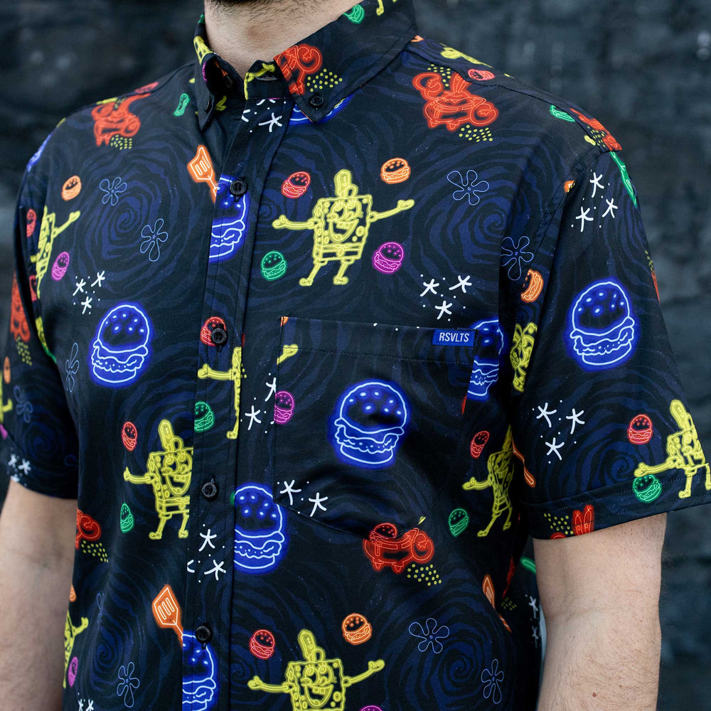 SpongeBob "Pretty Patties" – KUNUFLEX Short Sleeve Shirt - Image 3