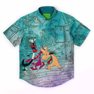 Aaahh!!! Real Monsters "Aaahh-Five!!!" - KUNUFLEX Short Sleeve Shirt