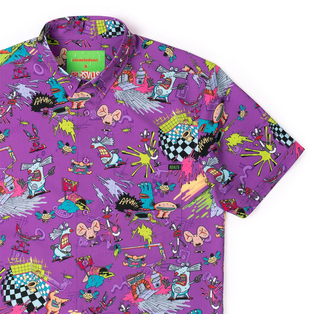 Aaahh!!! Real Monsters "Monster Academy" – KUNUFLEX Short Sleeve Shirt - Image 2