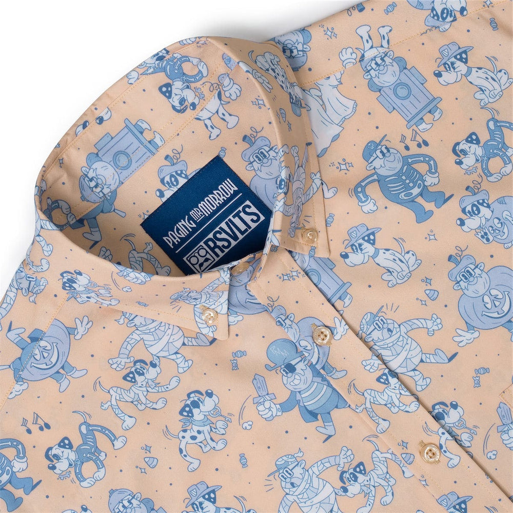 Paging Mr. Morrow "Happy Morroween" – KUNUFLEX Short Sleeve Shirt - Image 4