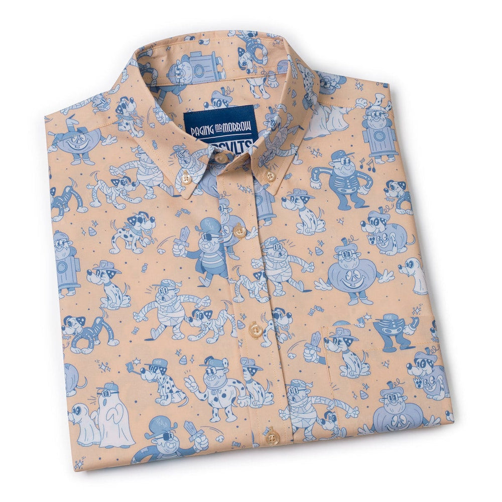 Paging Mr. Morrow "Happy Morroween" – KUNUFLEX Short Sleeve Shirt - Image 6