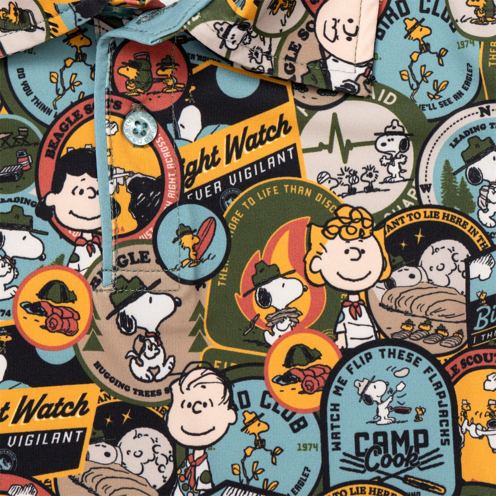Peanuts "Merit Badges" – Preschooler All-Day Polo - Image 3