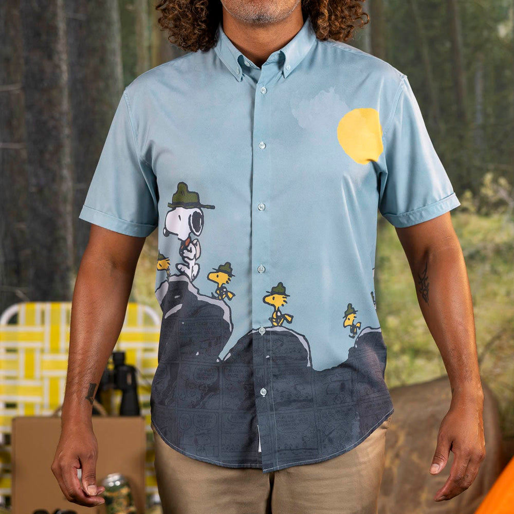 Peanuts "Snoopy's Troop" – KUNUFLEX Short Sleeve Shirt - Image 4