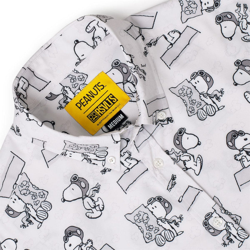 Peanuts "The Flying Ace" – KUNUFLEX Short Sleeve Shirt - Image 6