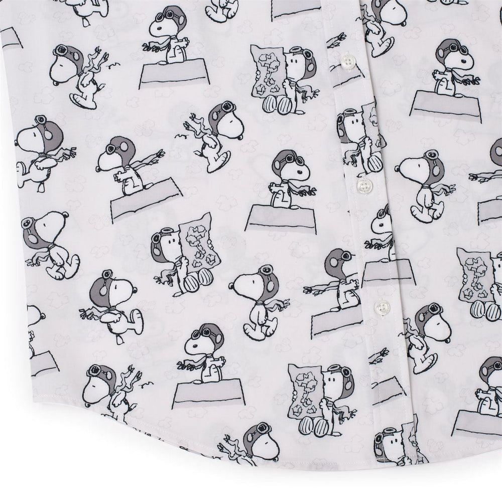 Peanuts "The Flying Ace" – KUNUFLEX Short Sleeve Shirt - Image 7