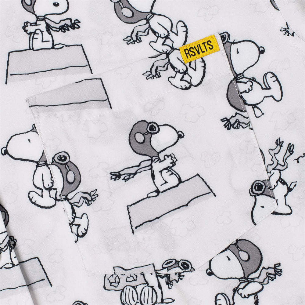 Peanuts "The Flying Ace" – KUNUFLEX Short Sleeve Shirt - Image 3