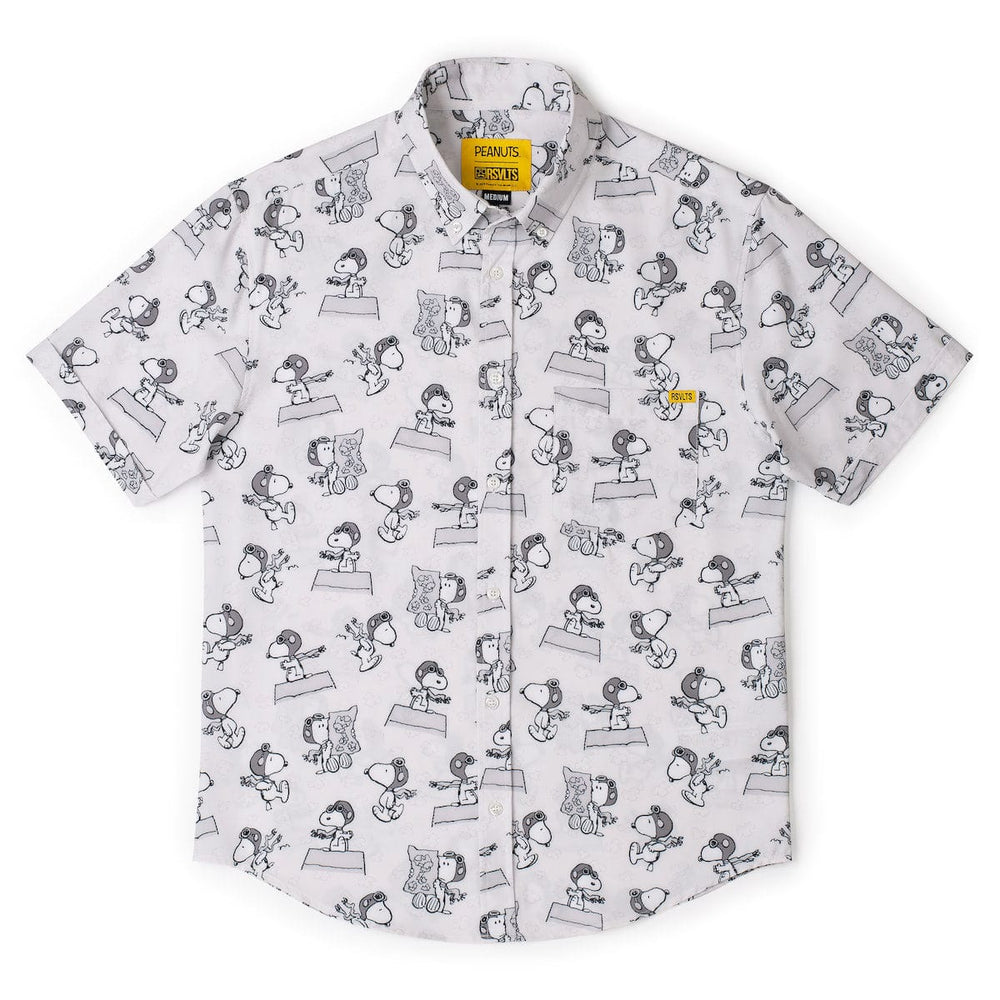 Peanuts "The Flying Ace" – KUNUFLEX Short Sleeve Shirt - Image 5