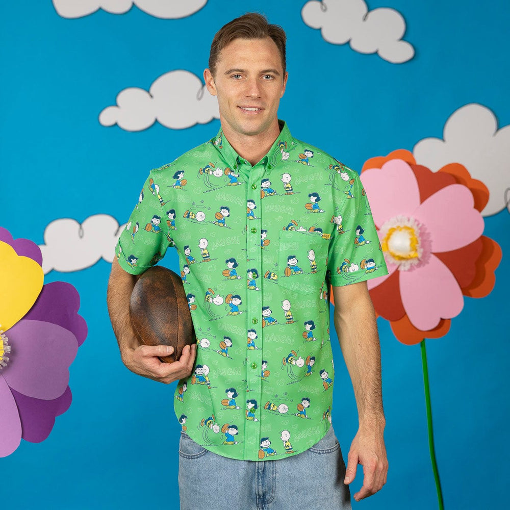 Peanuts "AAUGH!" – KUNUFLEX Short Sleeve Shirt - Image 2