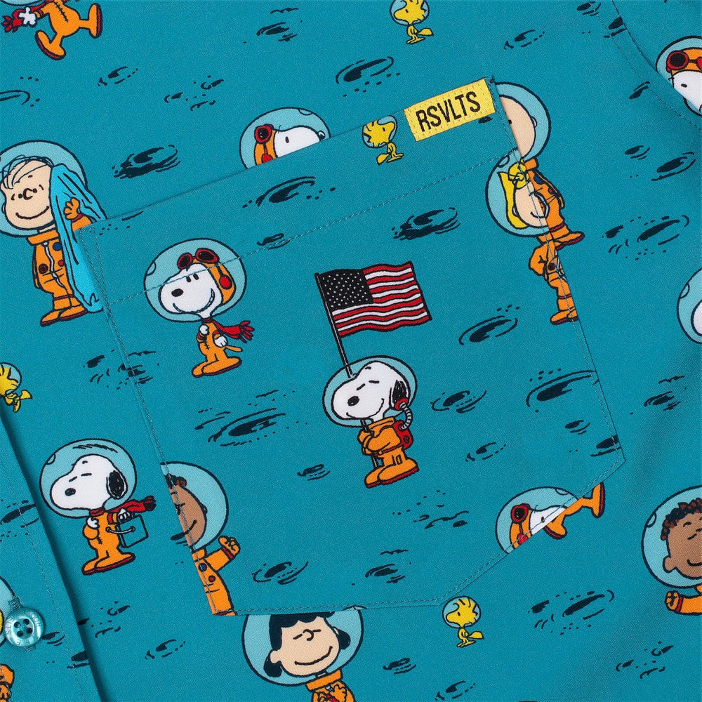 Peanuts "Astro 'Nuts" – KUNUFLEX Short Sleeve Shirt - Image 3