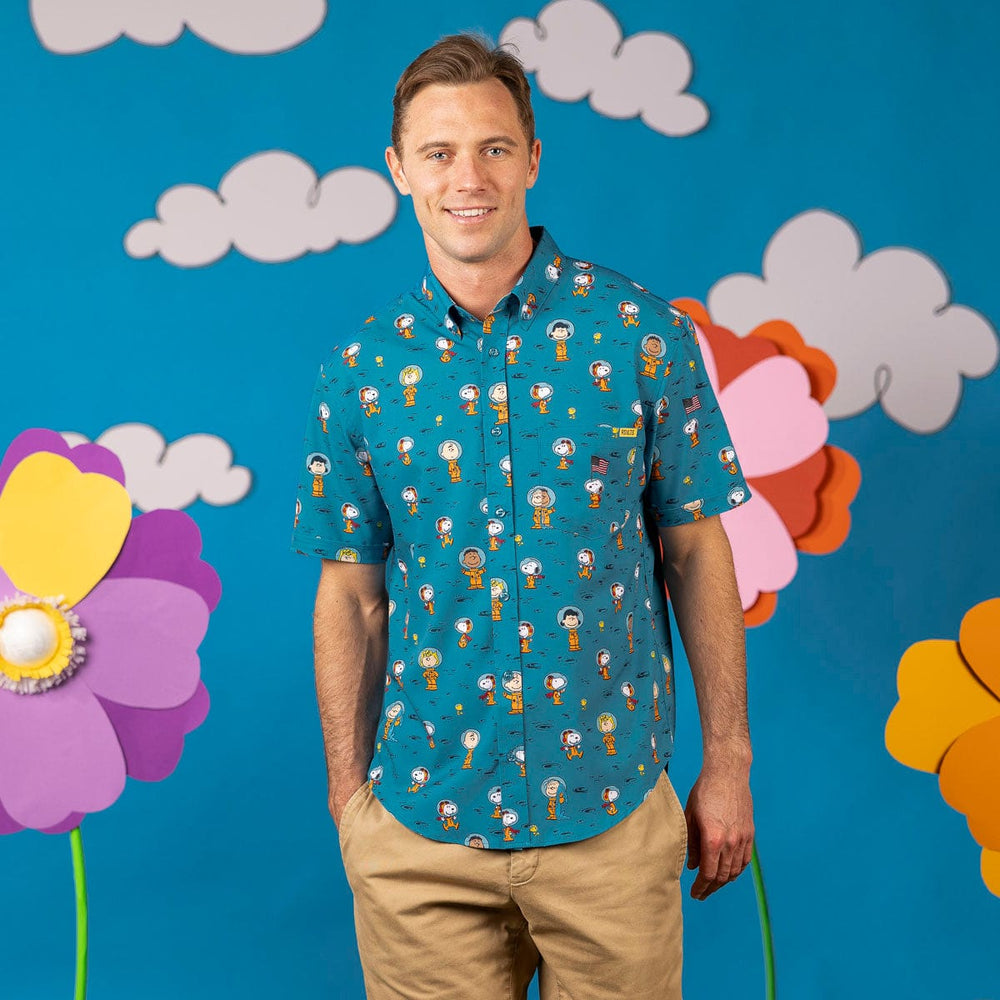 Peanuts "Astro 'Nuts" – KUNUFLEX Short Sleeve Shirt - Image 2