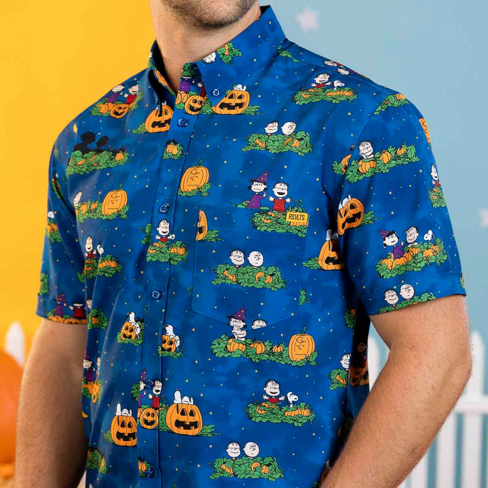 Peanuts "It's the Great Pumpkin!" – KUNUFLEX Short Sleeve Shirt - Image 4