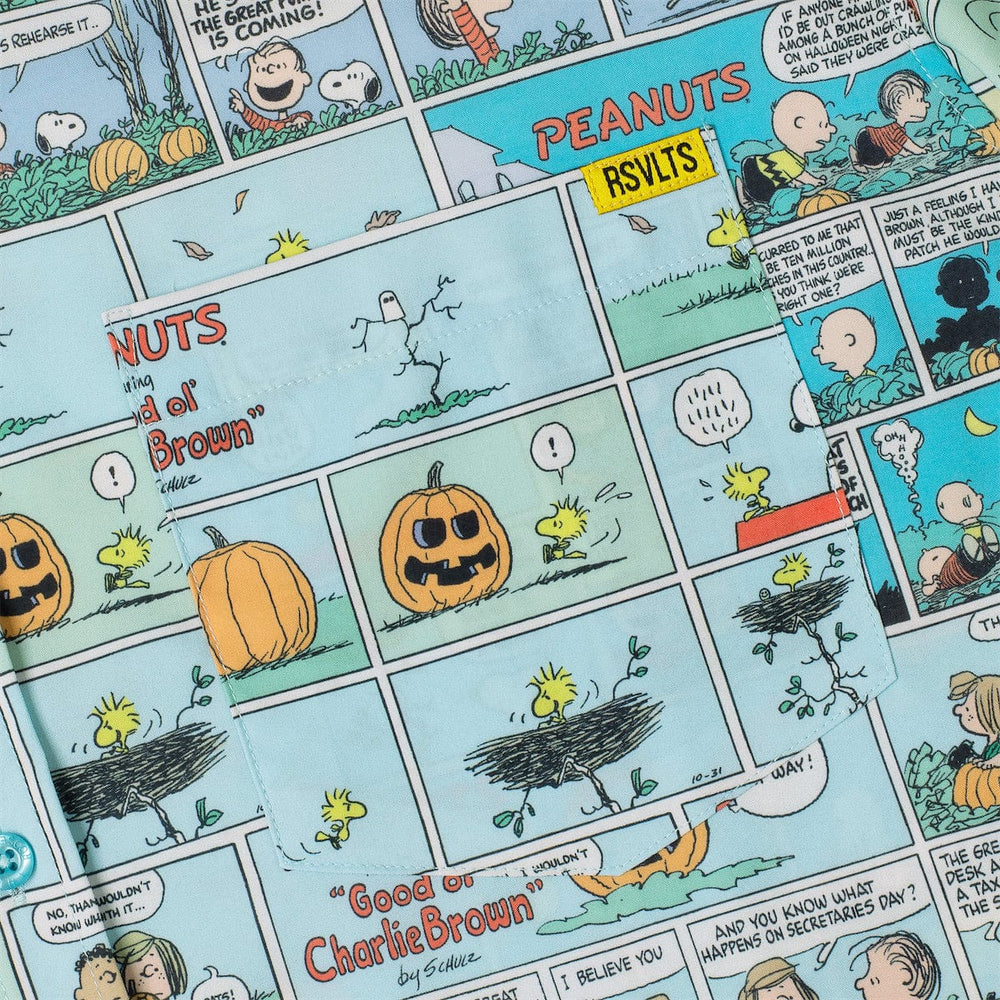 Peanuts "Spooky Strips" – KUNUFLEX Short Sleeve Shirt - Image 4