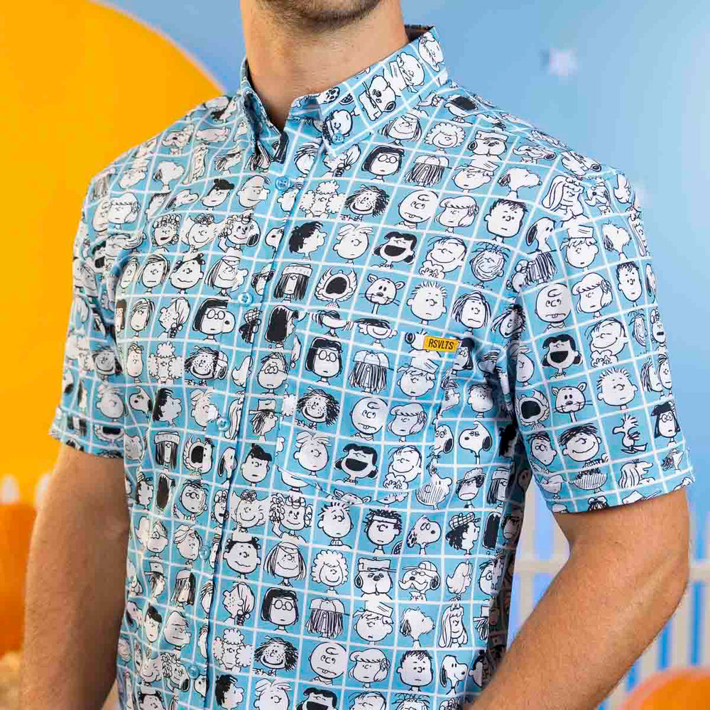 Peanuts "The Peanut Gallery" – KUNUFLEX Short Sleeve Shirt - Image 3