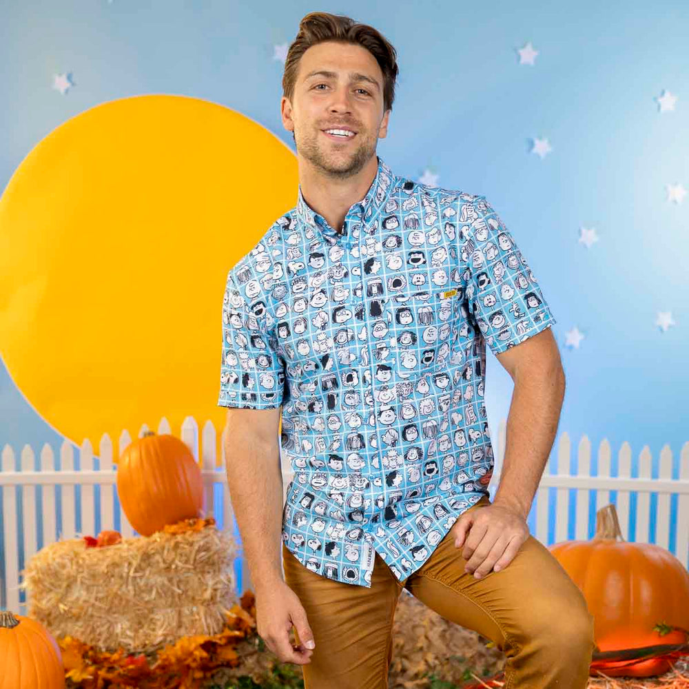 Peanuts "The Peanut Gallery" – KUNUFLEX Short Sleeve Shirt - Image 2