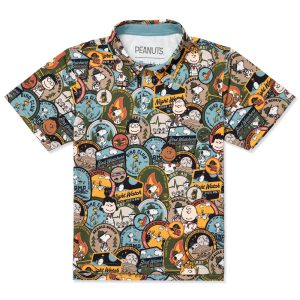 Peanuts "Merit Badges" – Youth All-Day Polo