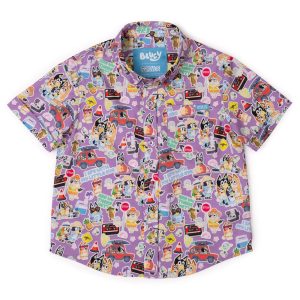 Bluey "Let's Motor" – Preschooler KUNUFLEX Short Sleeve Shirt