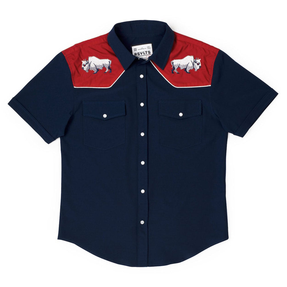 Great White Buffalo – Roper Short Sleeve Shirt - Image 2