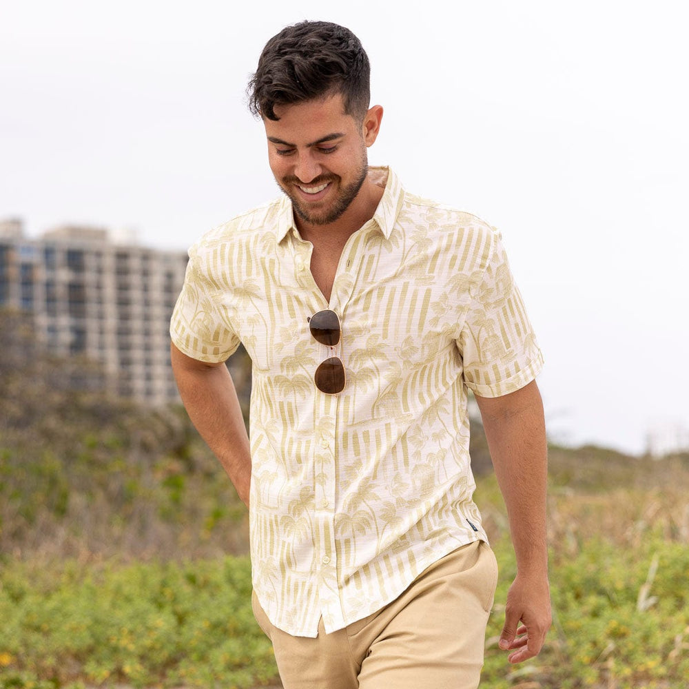 Bula (Gold) – Bamboo Short Sleeve Shirt - Image 3
