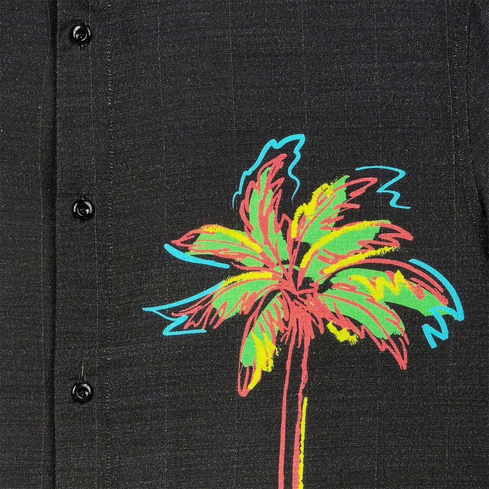 Electric Palm – Bamboo Short Sleeve Shirt - Image 6