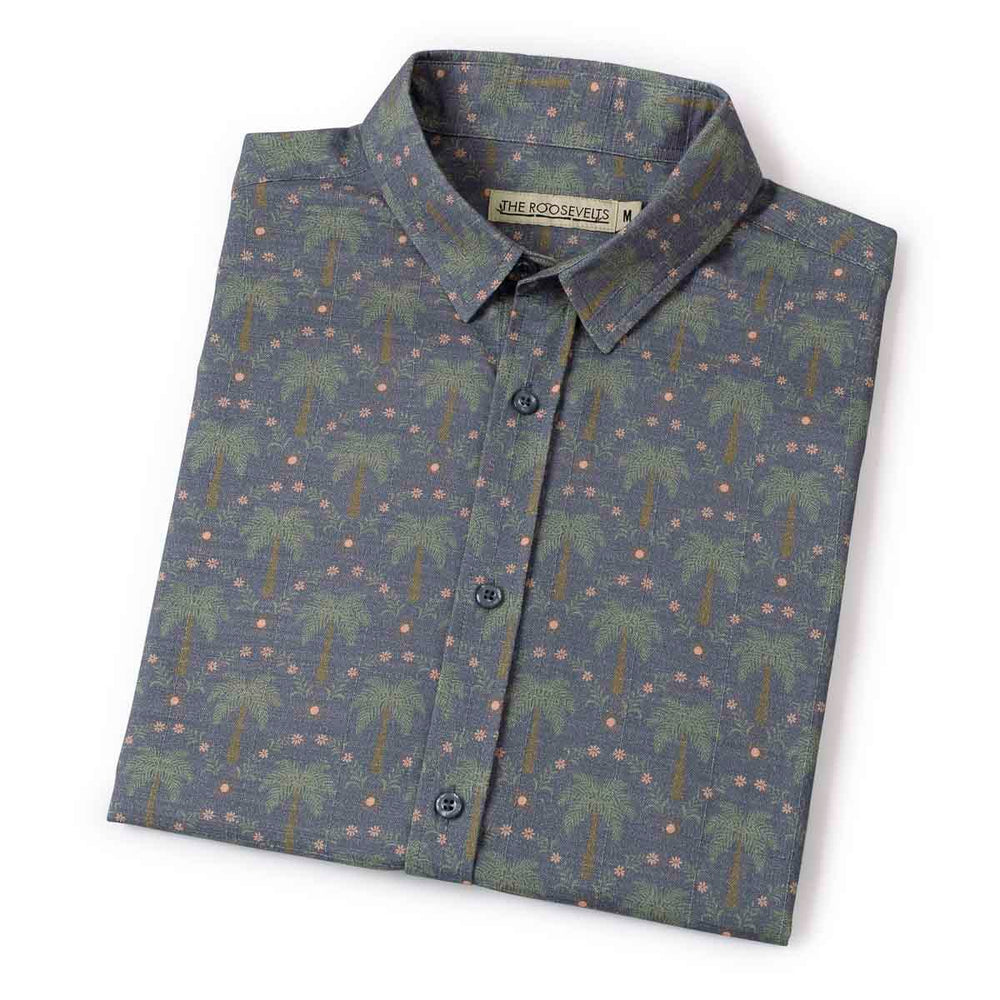 Keep Palm – Bamboo Short Sleeve Shirt - Image 9