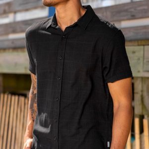 Obsidian Black – Bamboo Short Sleeve Shirt