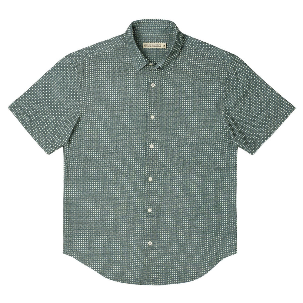 Palm Weave – Bamboo Short Sleeve Shirt - Image 5