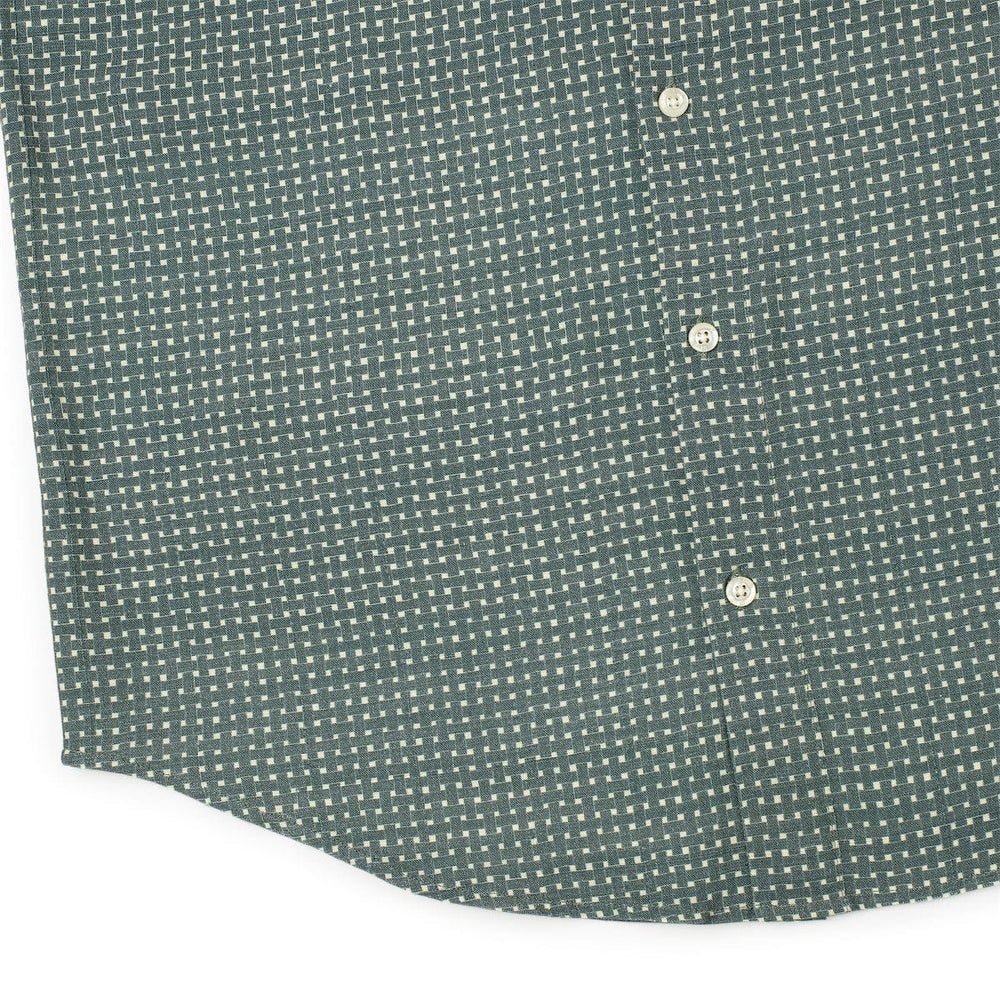 Palm Weave – Bamboo Short Sleeve Shirt - Image 7