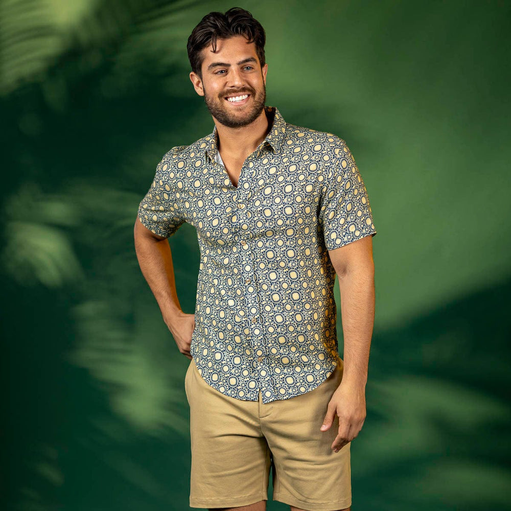 Sunburst – Bamboo Short Sleeve Shirt - Image 3