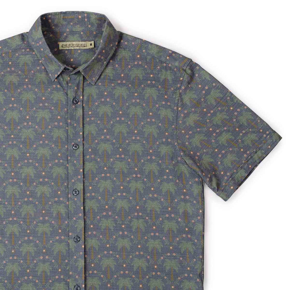 Keep Palm – Bamboo Short Sleeve Shirt - Image 2
