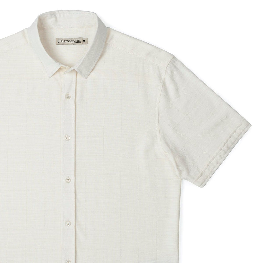 White Sand – Bamboo Short Sleeve Shirt - Image 3