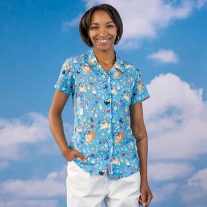 Bluey "Beach Day" – Women's KUNUFLEX Short Sleeve Shirt