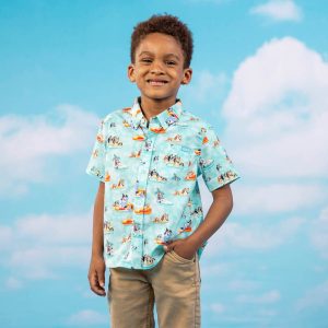 Bluey "Everybody in the Pool" – Youth KUNUFLEX Short Sleeve Shirt
