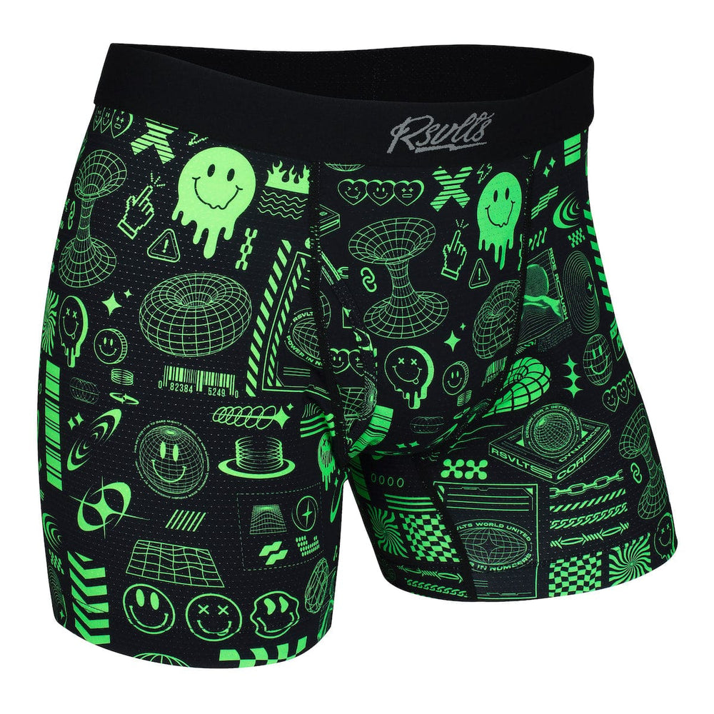 Y2K Retro "World Wide Widgets" – Single-Pack Boxer Briefs