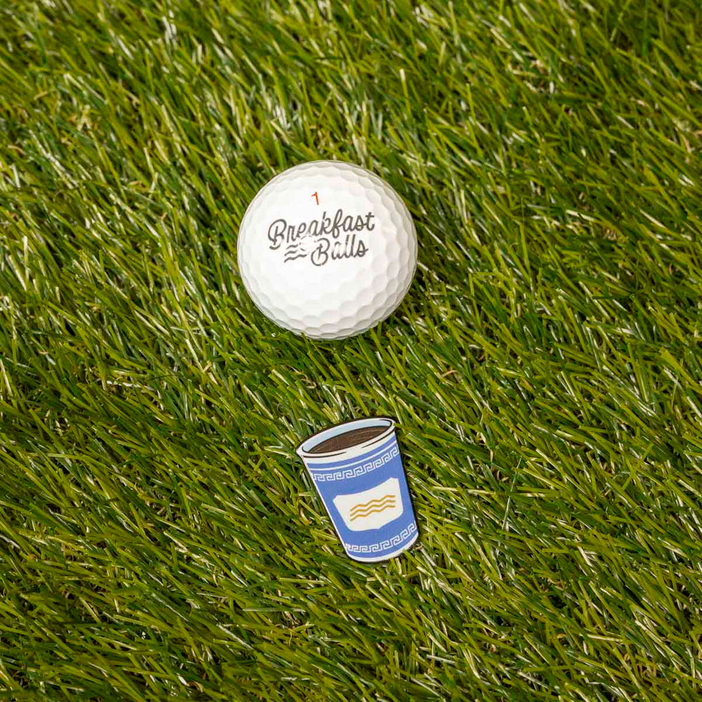 Breakfast Balls® "Happy To Serve" – Ball Marker