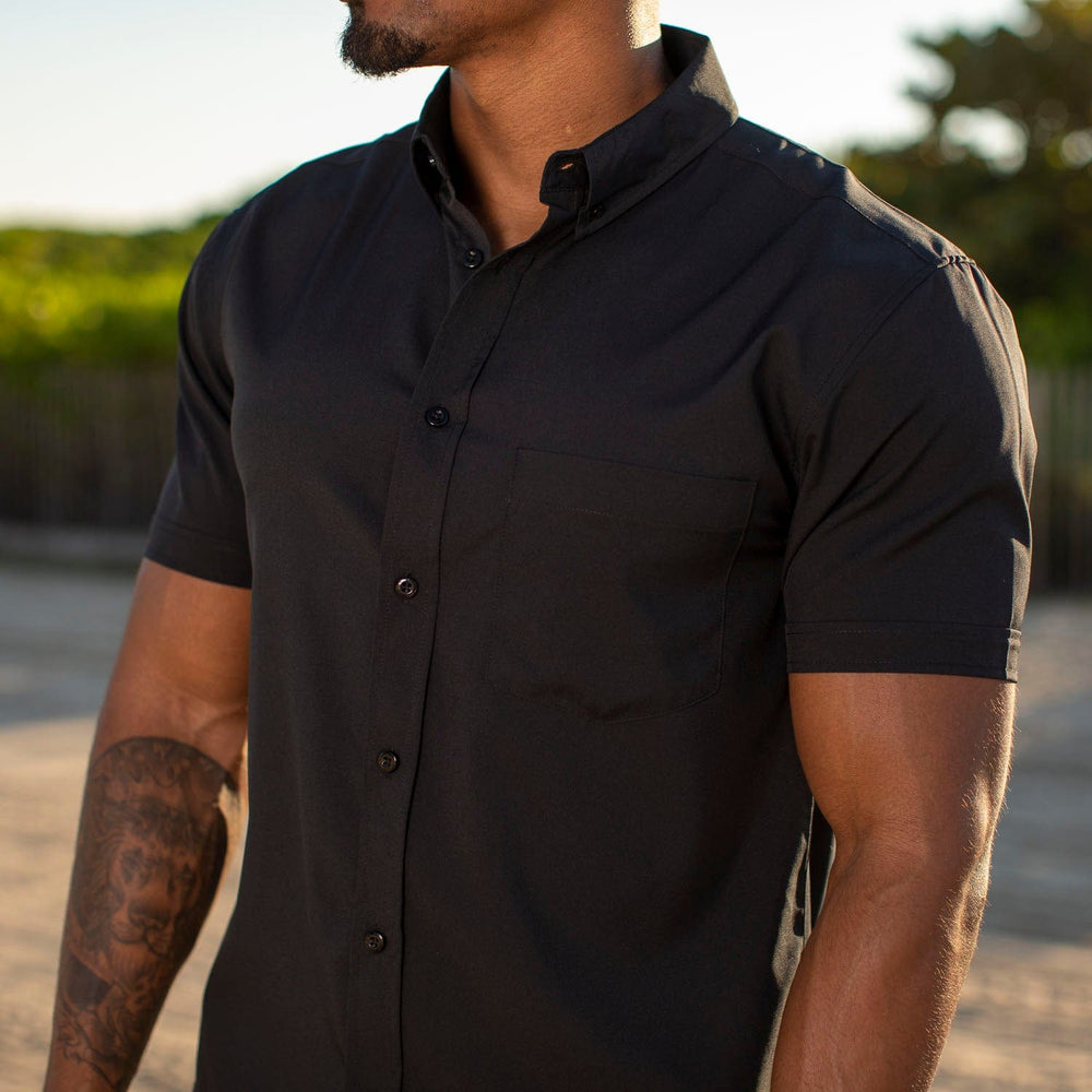 Cabana Collection “Black Sand Beach” – KUNUFLEX Short Sleeve Shirt - Image 4