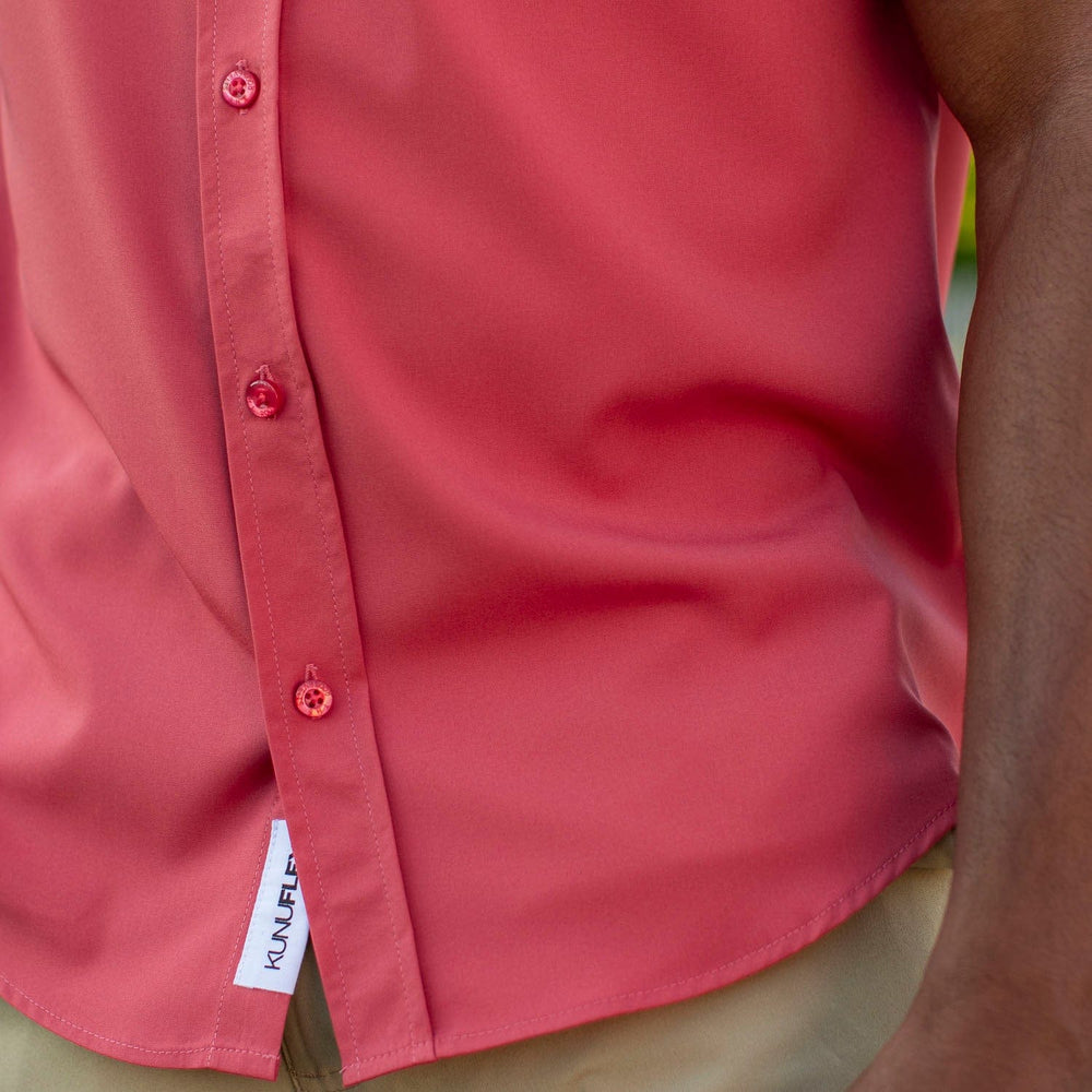 Cabana Collection "Siesta Red" – KUNUFLEX Short Sleeve Shirt - Image 7