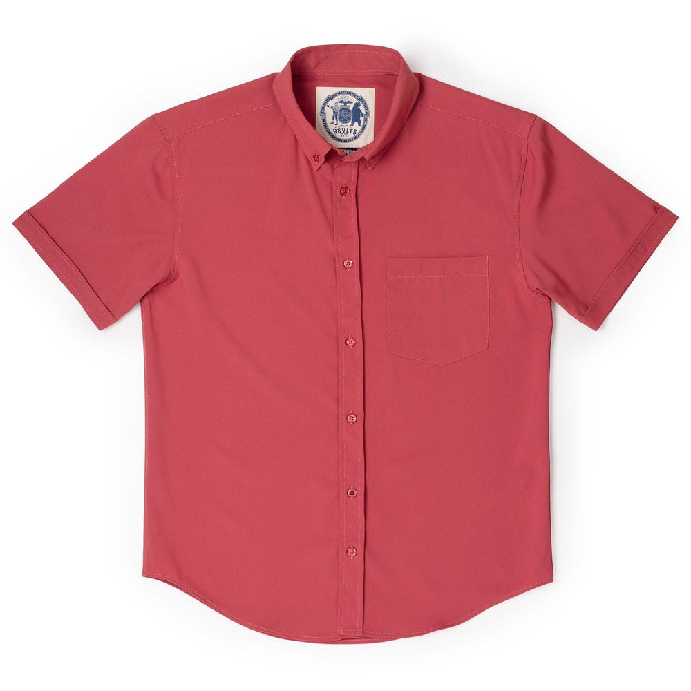 Cabana Collection "Siesta Red" – KUNUFLEX Short Sleeve Shirt - Image 4
