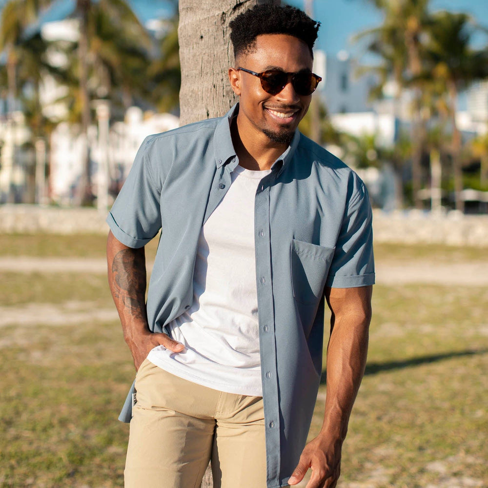 Cabana Collection "Summer Storm" – KUNUFLEX Short Sleeve Shirt - Image 3