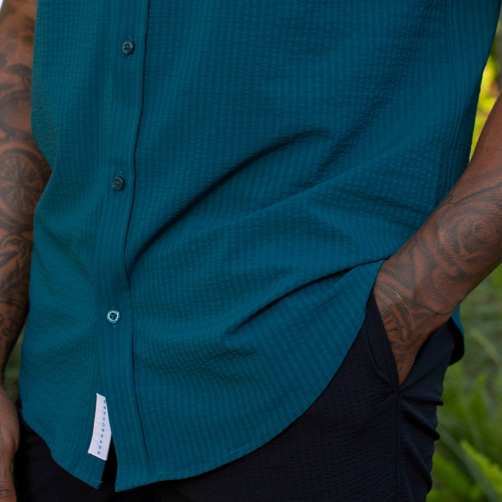 Chesapeake Bay – Stretch Seersucker Short Sleeve Shirt - Image 7