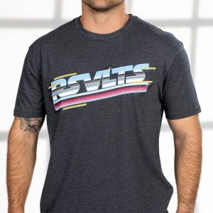 Synthwave RSVLTS – Crewneck Tee