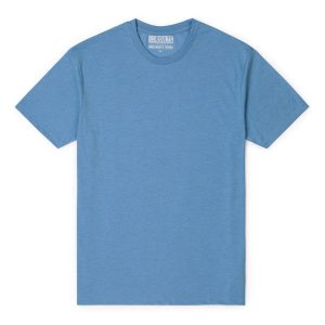 Heather Light Blue – Crewneck Tee
