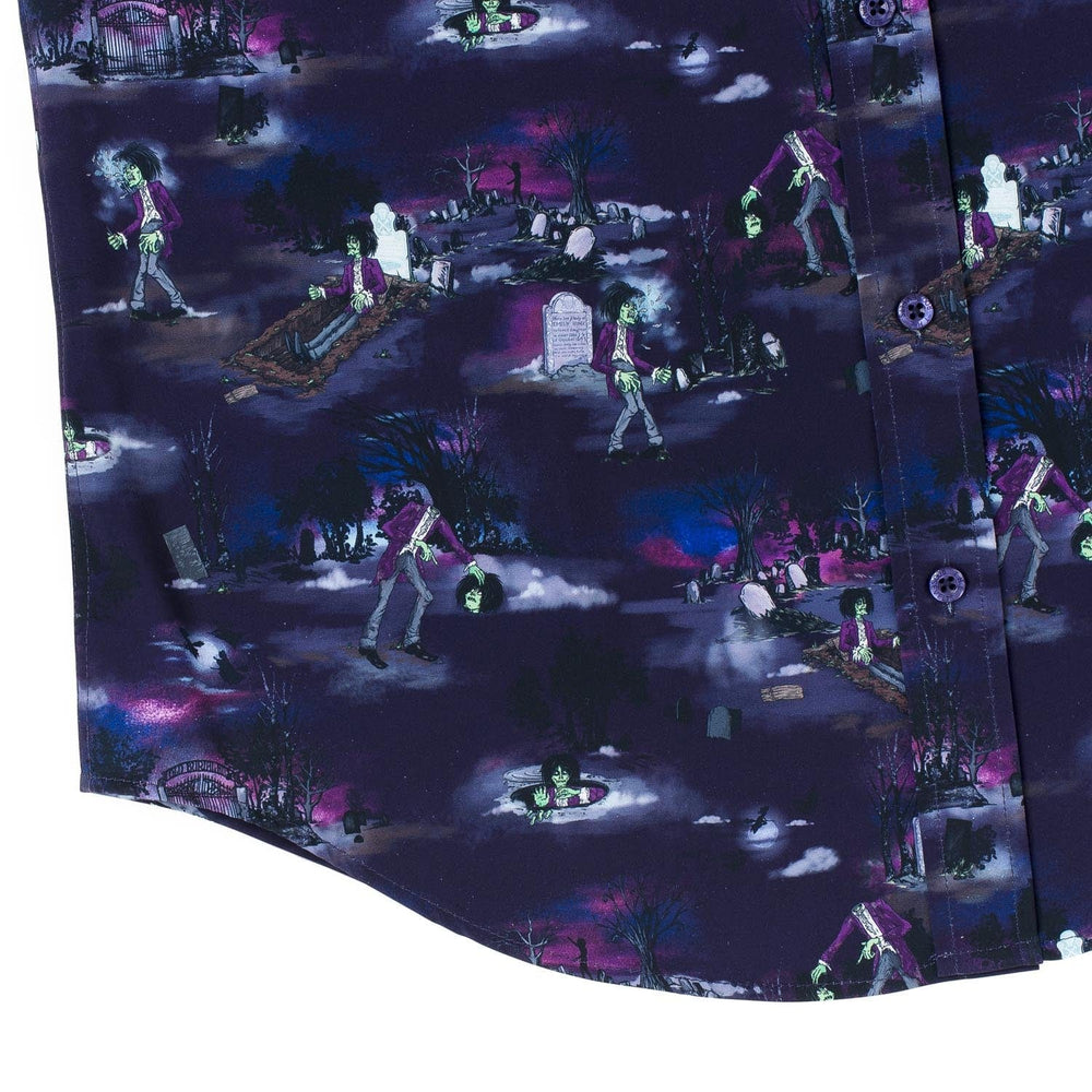 Disney's Hocus Pocus "Billy's Graveyard Shift" – KUNUFLEX Short Sleeve Shirt - Image 4